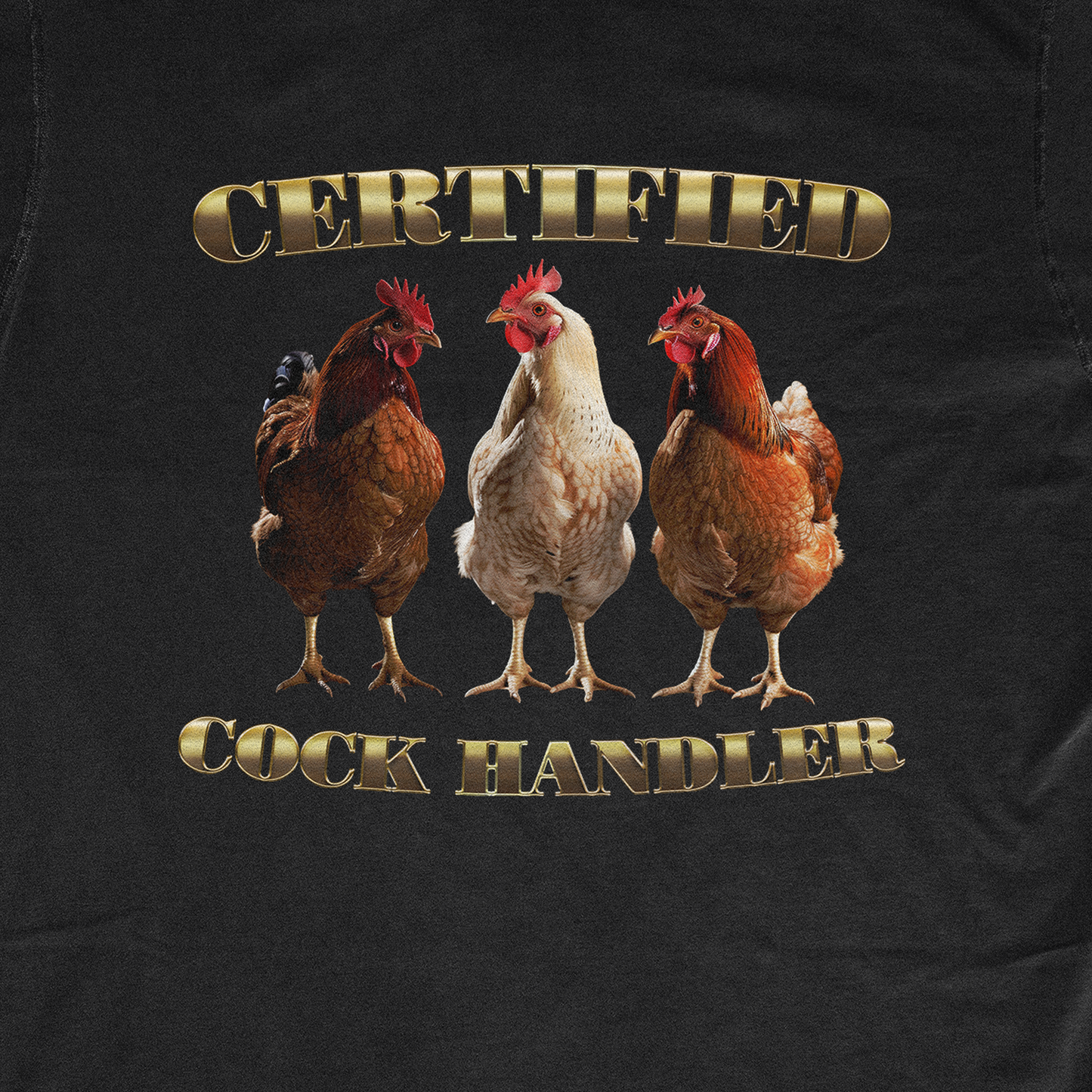 CERTIFIED COCK HANDLER