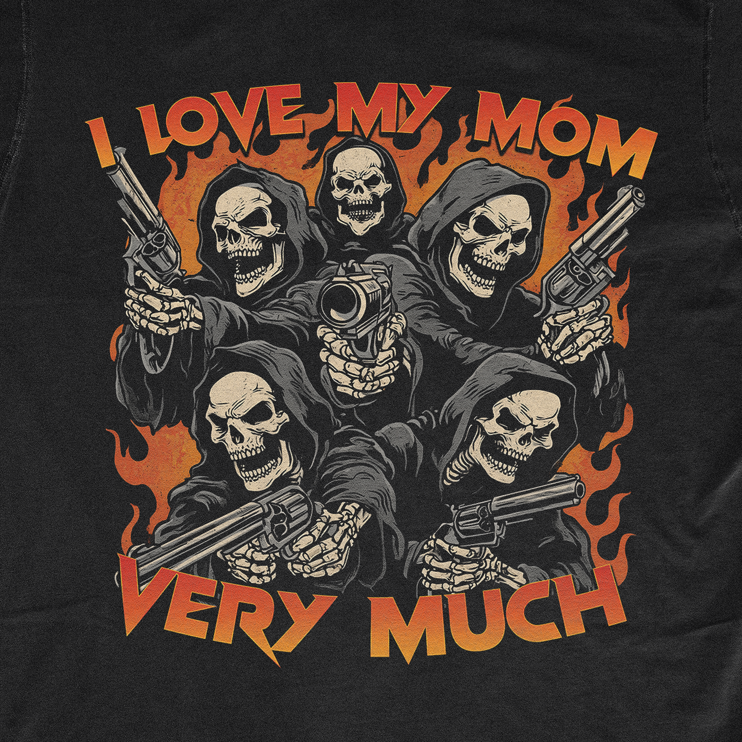 I LOVE MY MOM VERY MUCH
